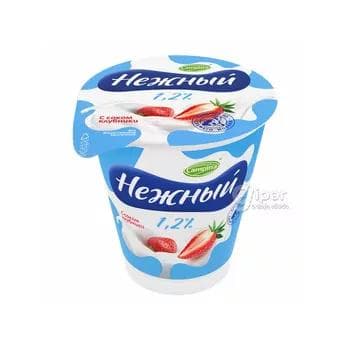 Ýogurt "Нежный" ýertudana şireli, 1,2%, 320 gr