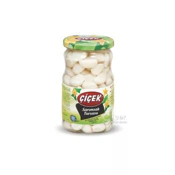 Marinada ýatyrylan sarymsak "Çiçek", 370 ml