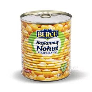 Gaýnadylan nohut "BURCU" 800 gr