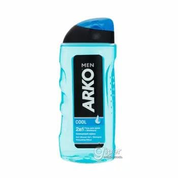 Duş geli + Şampun ARKO MEN Cool 2in1 Serginlediji täsirli, 260 ml