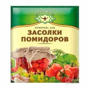 Pomidor duzlamak üçin Priprawa Магия Востока, duzsuz, 20 gr