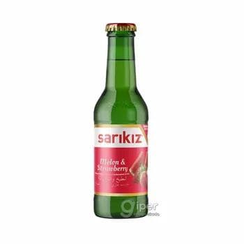 Gazlandyrylan mineral içgi Sarikiz garpyz we ýertudana tagamly, 200 ml