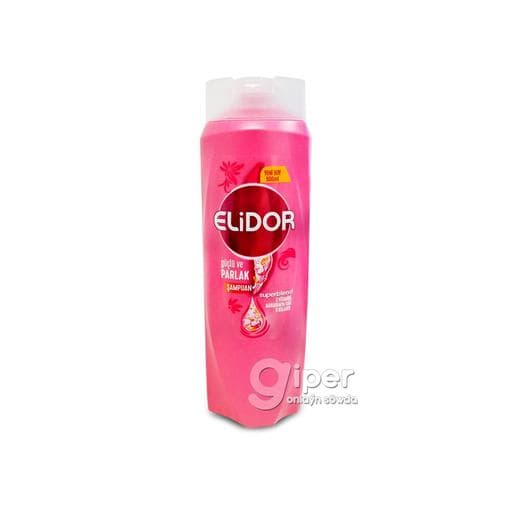 Saç üçin şampun "Elidor" güýçli we parlak, 400 ml