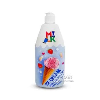 Duş üçin krem-gel MILK "Ice cream", 800 ml