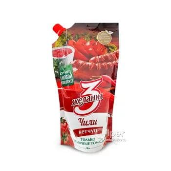 Ketçup "3 желания" Çili, 450 gr