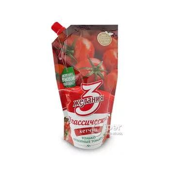 Ketçup "3 желания" klassyky, 450 gr