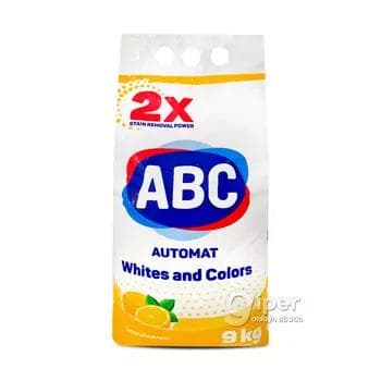 Kir ýuwujy soda ABC Matic "Limon serginligi", 9 kg