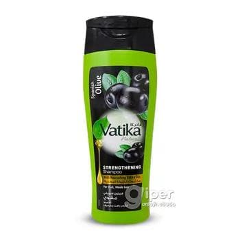 Şampun "Vatika" Spanish Olive goşmaça iýmitlendiriji, 400 ml