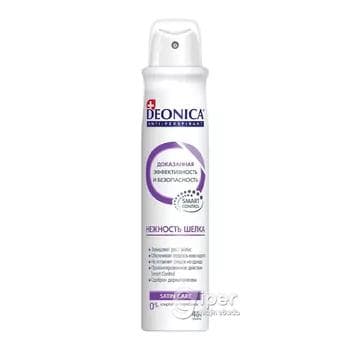 Antiperspirant Deonica "Ýüpegin näzikligi", 200 ml