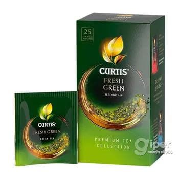 Gök çaý Curtis "Fresh Green", 1.7 gr (25 sany)