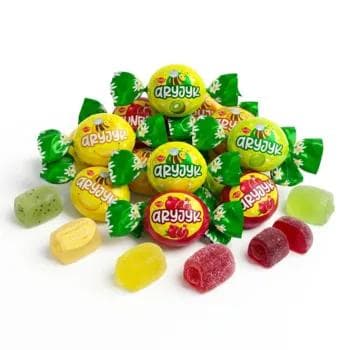 Marmelad süýjüleri dürli tagamly Täze aý "Aryjyk", 250 gr (±15 gr)