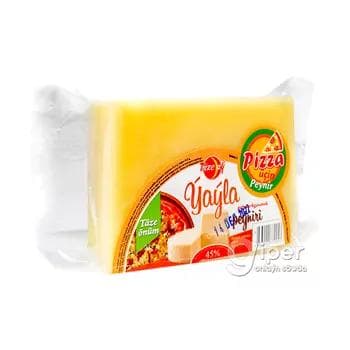 Сыр для пиццы "Täze aý" Ýaýla 45% (квадрат), 150 г (±20 г)