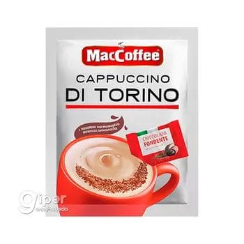 Kofe MacCoffee "Cappuccino" şokolad owuntyklary bilen, 25.5 gr