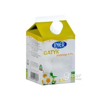Gatyk "Iner" ýaglylygy 2.5%, 0.5 lt