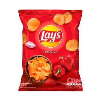 Ýeralmadan çipsi Lay's "Паприка" (Russiýa), 140 gr