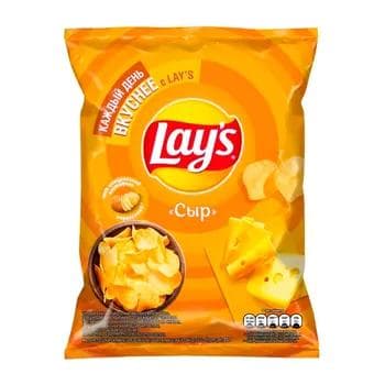Ýeralmadan çipsi Lay's "Сыр" (Russiya), 140 gr