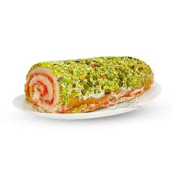 Rulet "Gül-kenar" ýaşyl malina jemli, 550 gr