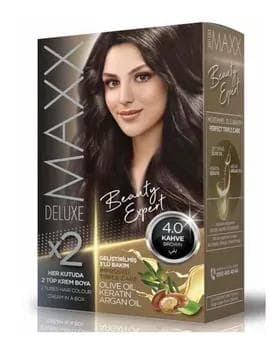 MAXX DELUXE  Saç boýagy 100 ml №  4.0 kahve