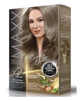 MAXX DELUXE  Saç boýagy  100 ml №  8.1 kullu acik kumral