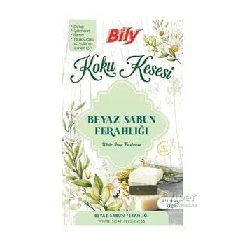 Ýakymly ys beriji Bily "Beýaz sabun ferahligi" 21 gr