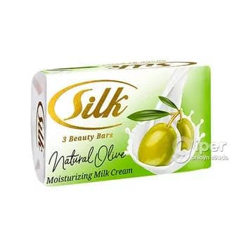 Косметическое мыло "Silk" оливковый , 170 г