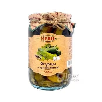 Marinada ýatyrylan hyýar "Nesil", 720 ml