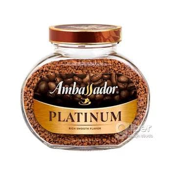 Kofe Ambassador "PLatinum", çüýşe gapda 47.5 gr