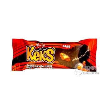 Täze aý "Keks" кекс в шоколаде со вкусом какао с карамельной начинкой, 35 г