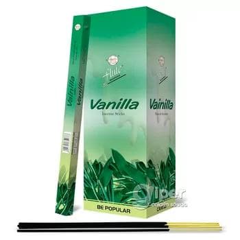 Tüsse bilen ys beriji çöpler Flute "Vanilla", 8 sany