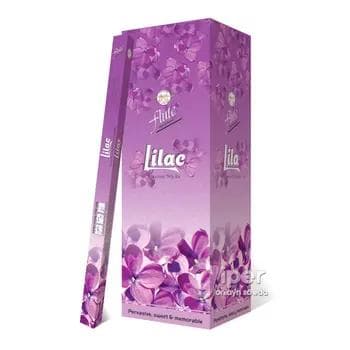 Tüsse bilen ys beriji çöpler Flute "Lilac", 8 sany