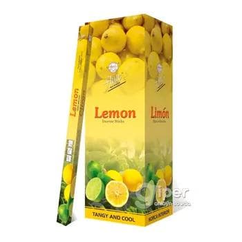 Tüsse bilen ys beriji çöpler Flute "Lemon", 8 sany