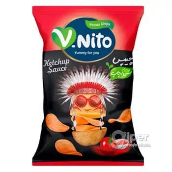 "V_Nito" Çipsiler ýeralmadan ketçup, 100 gr