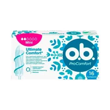 Gigiýenik tamponlary o.b. ProComfort Mini 2 damjaly, 16 sany