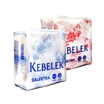 Салфетки "Kebelek" 30х30 см, 100 шт