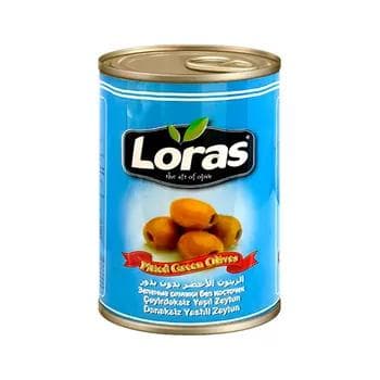 "Loras" şäniksiz ýaşyl zeýtun, 90 gr