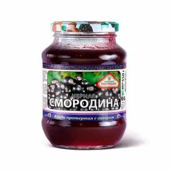 "Заветный погребок" gara smarodina şeker bilen 550 gr