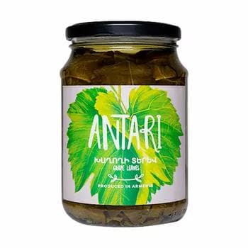 Marinada ýatyrylan üzüm ýapraklary "Antari", 680 gr