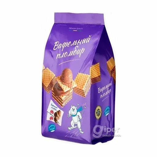 Вафельный пломбир "Crafers" со вкусом шоколада, 400 г