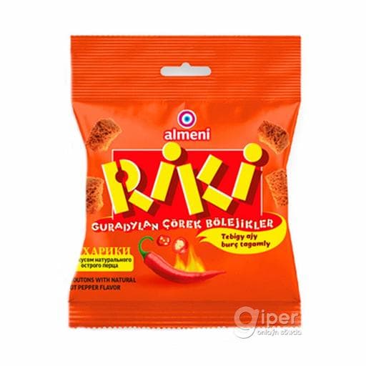 Suharikler "RIKI" gyzyl burç tagamly, 25 gr