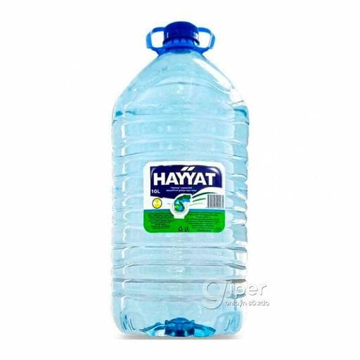 Arassalanan agyz suwy Haýýat, 10 lt