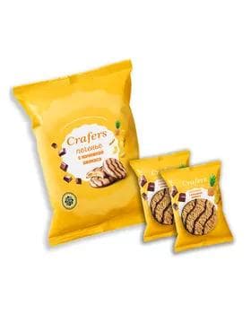 Печенье сдобное "Crafers " со вкусом ананаса, 300 гр