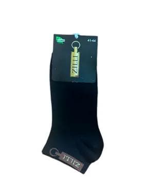"Zilli" мужские короткие носки (41-44), 1 пара (черный)