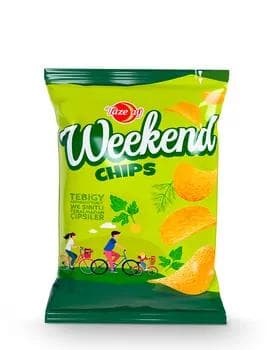 Чипсы из картофеля Täze Aý "Weekend" с укропом и петрушкой, 90 г