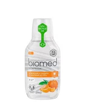 Agyz çaýkamak üçin serişde "Biomed Vitofresh" narpyz we sitrus tagamly, 250 ml