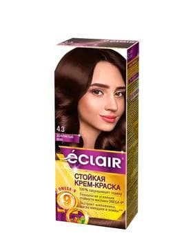 Saç üçin krem-kraska "Eclair" 4.3 Altyn kofe