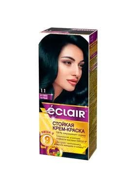 Saç üçin krem-kraska "Eclair" 1.1 Issinýa gara