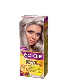 Saç üçin krem-kraska "Eclair" 9.1 Kül reňkli