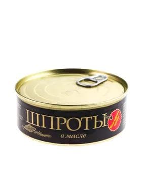 Ýagly şprotlar Штурвал "Выгодная Цена", 240 gr