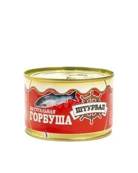 Tebigy gülgüne losos balygy "Штурвал" ýagly, 250 gr
