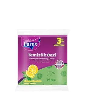 Tämizlik üçin uniwersal salfetkalar "Parex" limon ysly, 3 sany